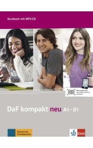 DaF kompakt neu A1-B1. Deutsch als Fremdsprache für Erwachsene. Kursbuch mit MP3-CD