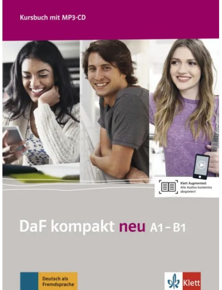 DaF kompakt neu A1-B1. Deutsch als Fremdsprache für Erwachsene. Kursbuch mit MP3-CD