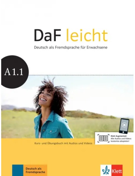 DaF leicht A1.1. Deutsch als Fremdsprache für Erwachsene. Kurs- und Übungsbuch mit Audios und Videos