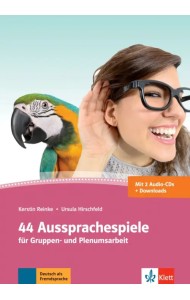 44 Aussprachespiele. Deutsch als Fremdsprache + 2 Audio-CDs + Online-Angebot