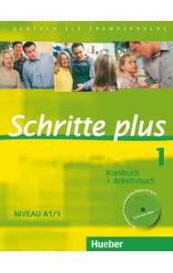 Schritte plus 1. Kursbuch + Arbeitsbuch mit Audio-CD zum Arbeitsbuch und interaktiven Übungen
