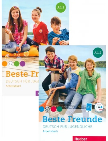 Beste Freunde A1. Paket Arbeitsbuch A1.1 und A1.2 mit 2 Audio-CDs. Deutsch für Jugendliche