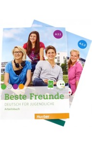 Beste Freunde A2. Paket Arbeitsbuch A2.1 und A2.2 mit 2 Audio-CDs. Deutsch für Jugendliche