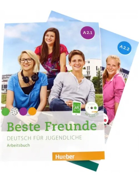 Beste Freunde A2. Paket Arbeitsbuch A2.1 und A2.2 mit 2 Audio-CDs. Deutsch für Jugendliche
