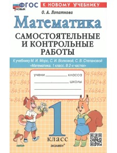 Математика. 1 класс. Самостоятельные и контрольные работы к учебнику М. И. Моро, С. И. Волковой Математика. 1 класс. Самостоятельные и контрольные работы к учебнику М. И. Моро, С. И. Волковой