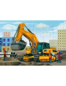 Пазл Экскаватор, 24 элемента Пазл Экскаватор, 24 элемента