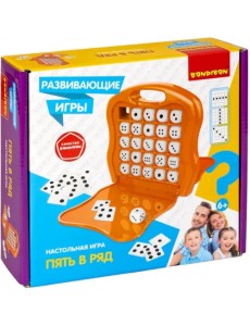 Игра настольная развивающая Пять в ряд