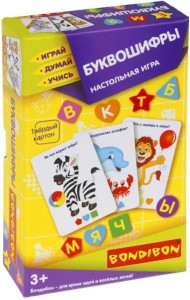 Игра развивающая настольная Букошифры
