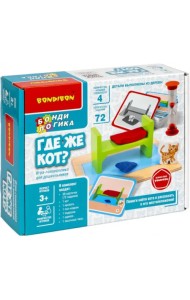 Игра-головоломка из дерева. Где же кот?