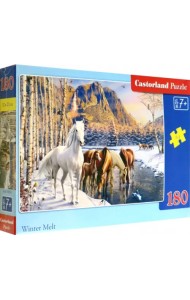 Puzzle-180 Зимний водопой