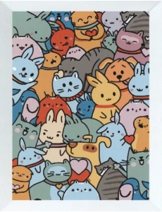 Картина по номерам. Мультяшный паттерн Картина по номерам. Мультяшный паттерн