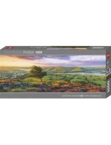 Puzzle-1000 Фиолетовое цветение, панорама