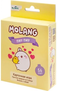Molang. Настольная игра Пиу-пиу