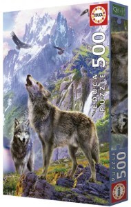 Пазл-500 Волки в скалах
