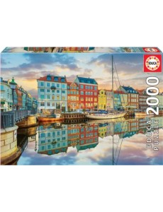 Пазл-2000 Закат в Гавани. Копенгаген Пазл-2000 Закат в Гавани. Копенгаген