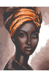 Картина по номерам Африканская женщина