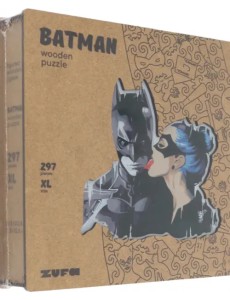 Деревянный пазл с двухслойной крышкой Бэтмен, 297 деталей Деревянный пазл с двухслойной крышкой Бэтмен, 297 деталей