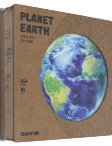 Деревянный пазл с двухслойной крышкой Планета Земля, 254 детали Деревянный пазл с двухслойной крышкой Планета Земля, 254 детали