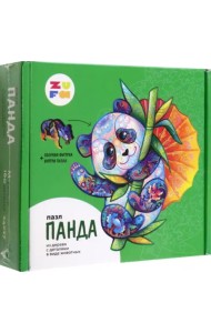 Пазл деревянный развивающий Панда, 160 деталей