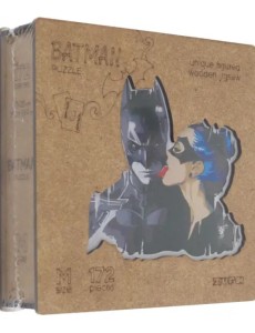 Деревянный пазл с двухслойной крышкой Бэтмен, 172 детали