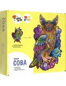 Пазл деревянный развивающий Сова, 170 деталей