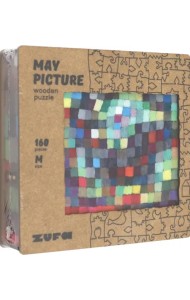 Деревянный пазл с двухслойной крышкой Майская картина, 160 деталей