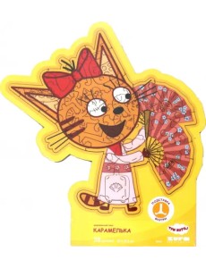 Деревянный фигурный пазл Карамелька, 38 деталей Деревянный фигурный пазл Карамелька, 38 деталей