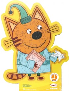 Деревянный фигурный пазл Компот, 38 деталей