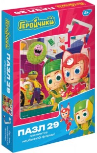 Геройчики. Пазл Квадро-29 Друзья