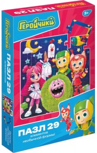 Геройчики. Пазл Квадро-29 Радостный Бублик