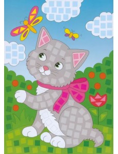 Разноцветная мозаика 3 в 1. Котенок. Осьминог. Щенок Разноцветная мозаика 3 в 1. Котенок. Осьминог. Щенок