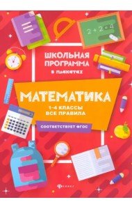 Математика. 1-4 классы. Все правила