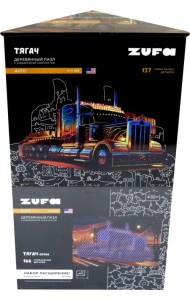 Набор пазл + дополнение Тягач, 303 детали