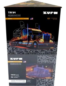 Набор пазл + дополнение Тягач, 303 детали Набор пазл + дополнение Тягач, 303 детали