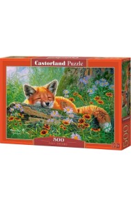 Пазл Лисица в цветах, 500 элементов