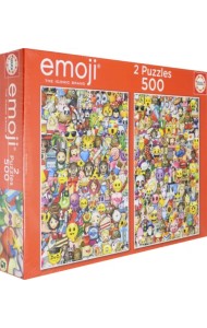 Пазл-500 Эмодзи, 2 штуки