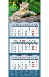 Календарь на 2024 год Год дракона