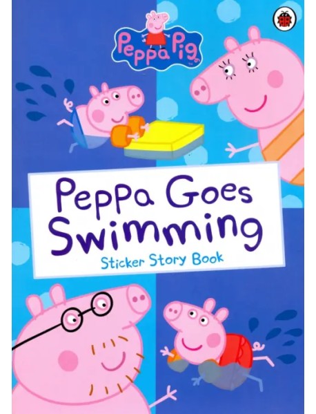 Peppa Pig. Peppa Goes Swimming (Sticker Story Book)