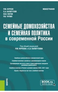 Семейные домохозяйства и семейная политика в современной России. Монография