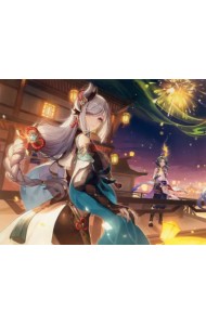 Картина для раскрашивания по номерам Геншин. Краски мимолетности