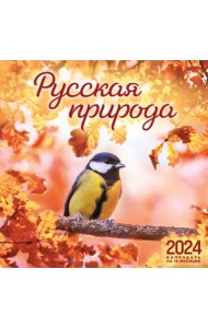 Русская природа. Календарь настенный на 16 месяцев на 2024 год