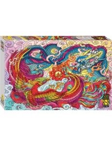 Пазл-500 Дракон и феникс Пазл-500 Дракон и феникс
