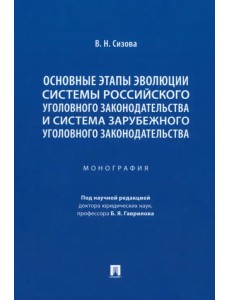 Основные этапы эволюции системы российского уголовного законодательства Основные этапы эволюции системы российского уголовного законодательства