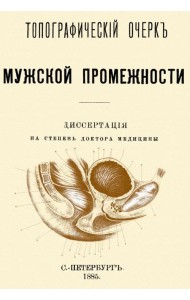Топографический очерк мужской промежности