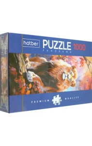 Puzzle-1000 Панорама. Лев