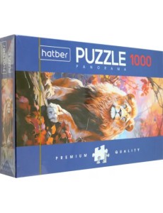 Puzzle-1000 Панорама. Лев