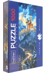 Puzzle-1000 Панорама. Зимний замок