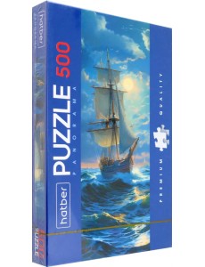 Puzzle-500 Панорама. Парусник