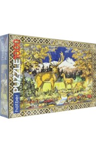 Puzzle-1000 Ковер СССР. Олени