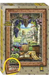 Пазл-500 с рамкой Сиеста